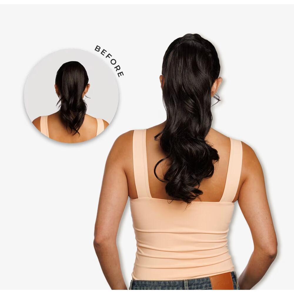 NEW INH Hair Jordynn Pony 18 Inches Black/Brown